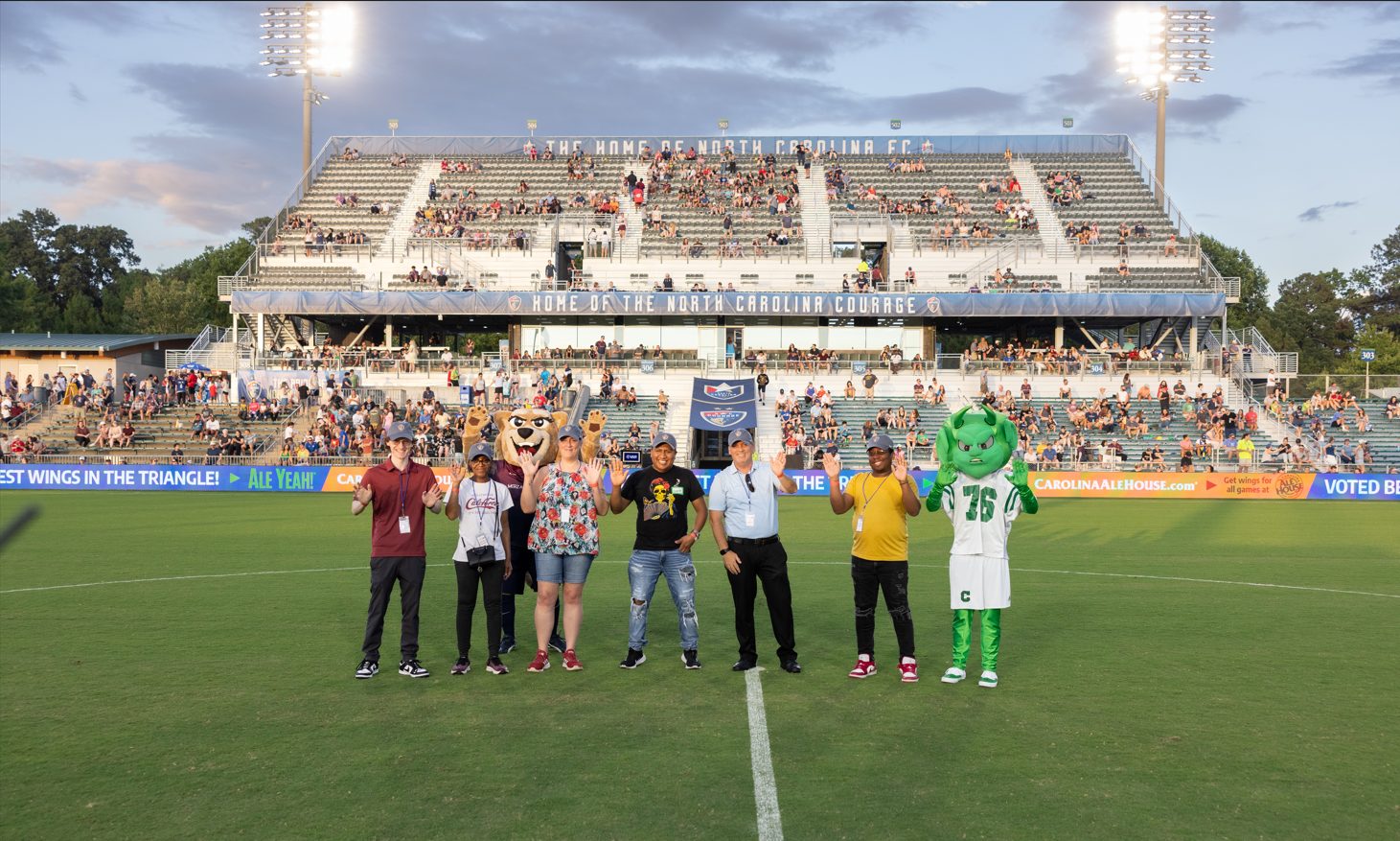 Heart for Hospitality Halftime at NC Courage