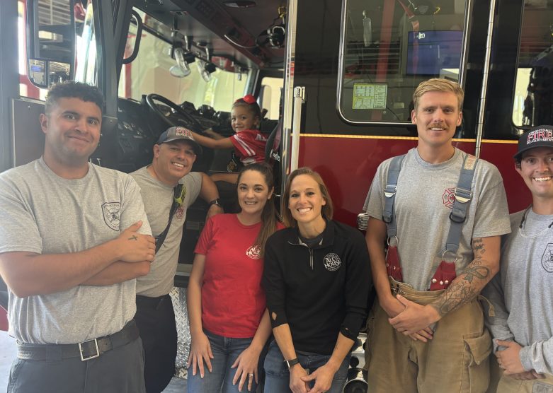 Garner NC FD NC Carolina Ale House teams visit first responders and medical staff for Labor Day 2025 to bring food to share and love.
