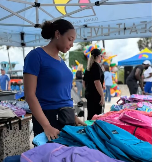 Lucky Fish & City of Dania Beach Annual Back to School Beach Cleanup