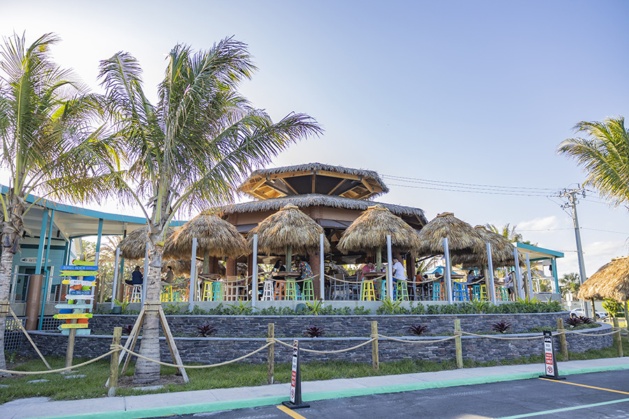 Lucky Fish Beach Bar + Grill in Dania Beach, FL, was featured in WSVN