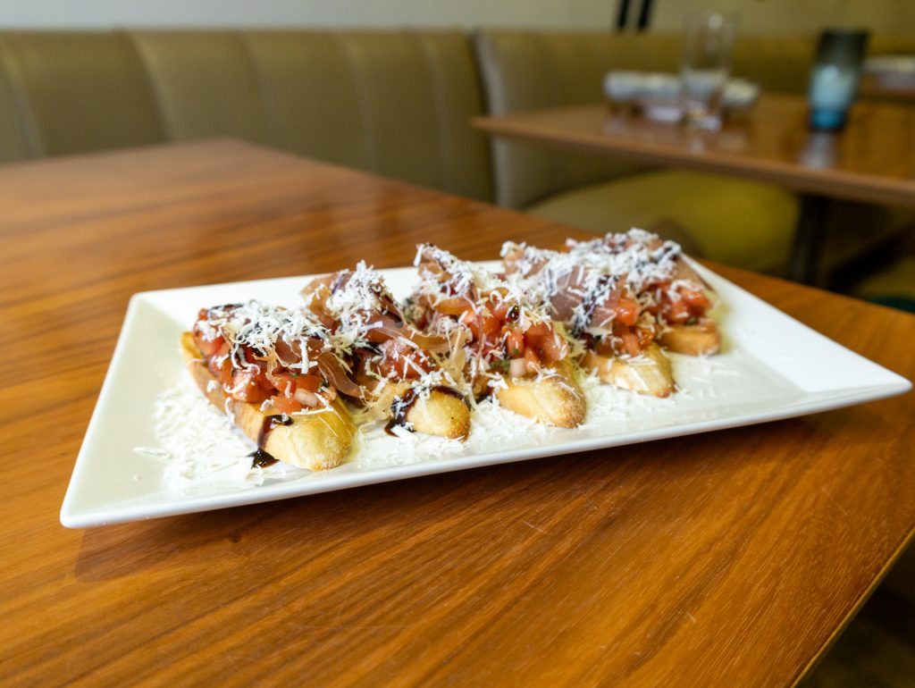 Smash Social Club in Downtown Raleigh, NC - Bruschetta