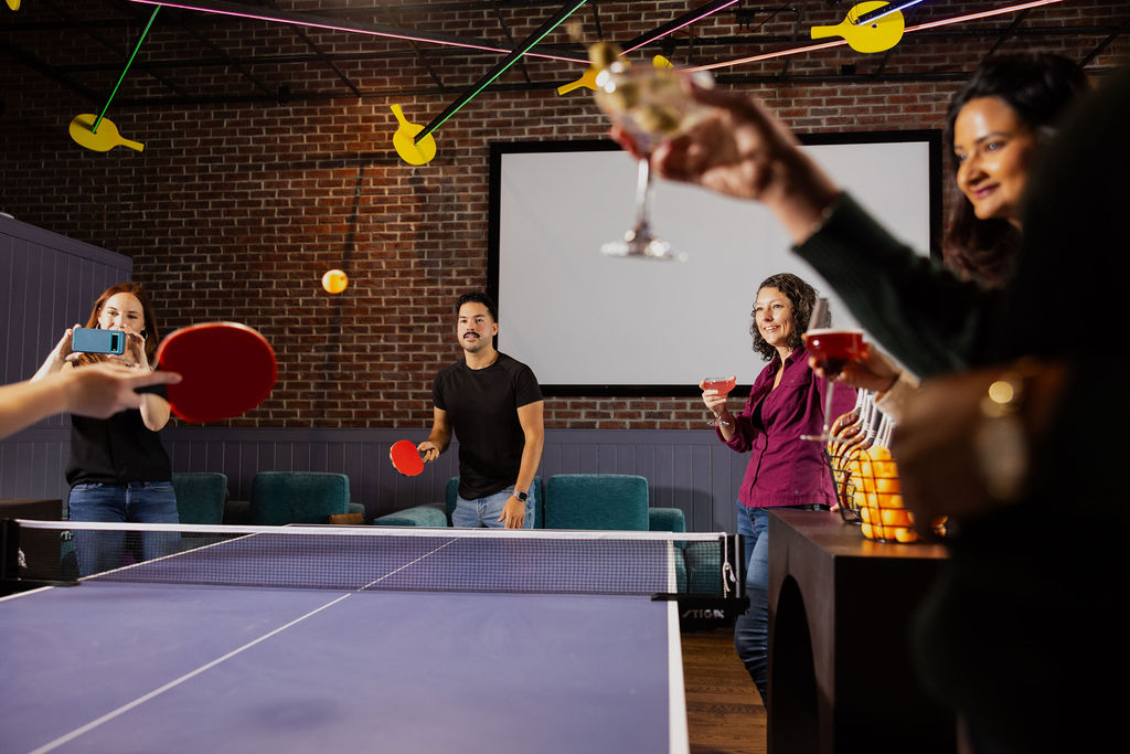 Smash Social Club in Downtown Raleigh, NC - Ping Pong