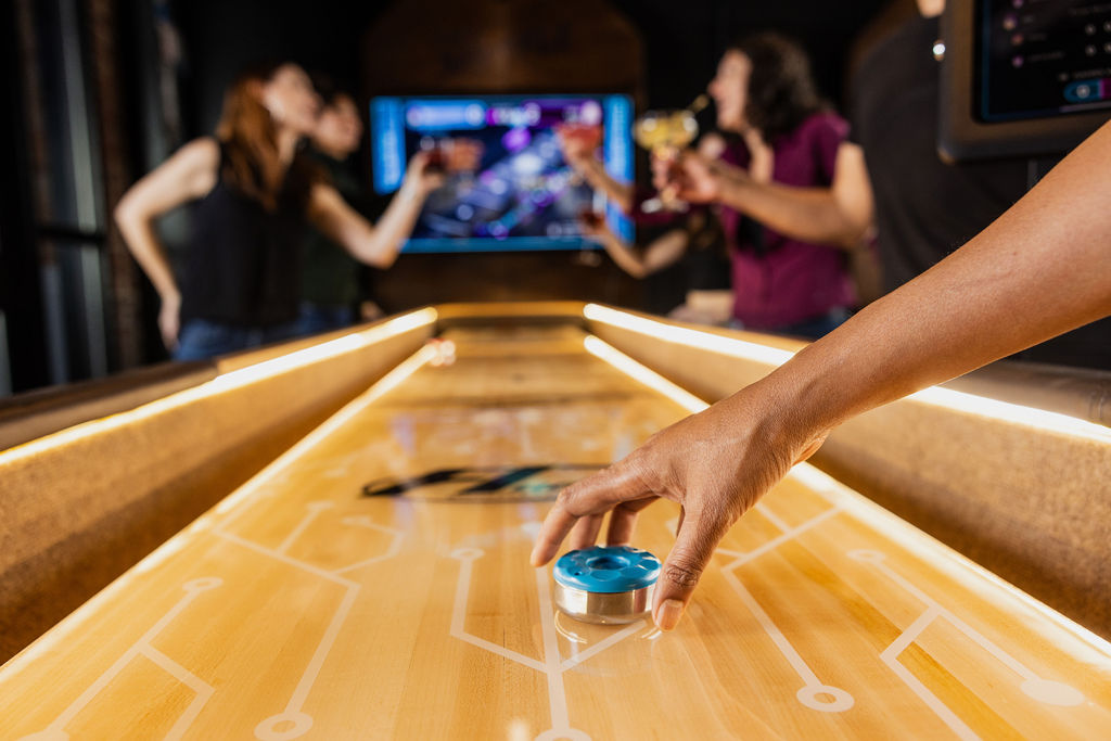 Smash Social Club in Downtown Raleigh, NC - Electric Shuffleboard