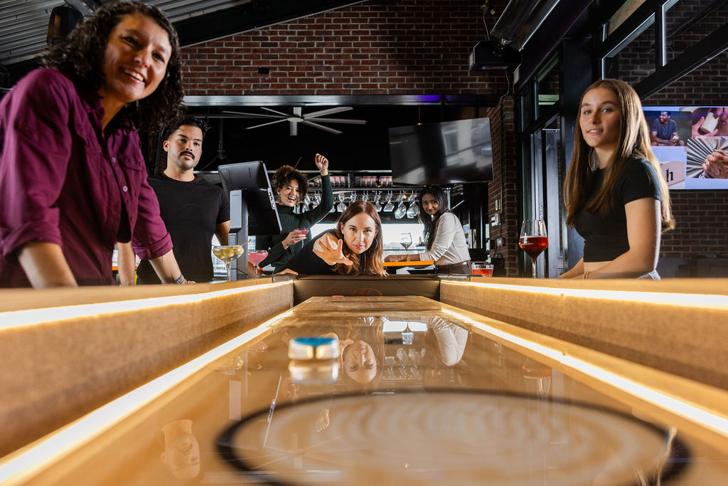 Smash Social Club in Downtown Raleigh, NC - Electric Shuffleboard