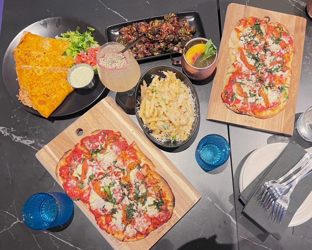 Smash Social Club in Downtown Raleigh, NC - Food Spread