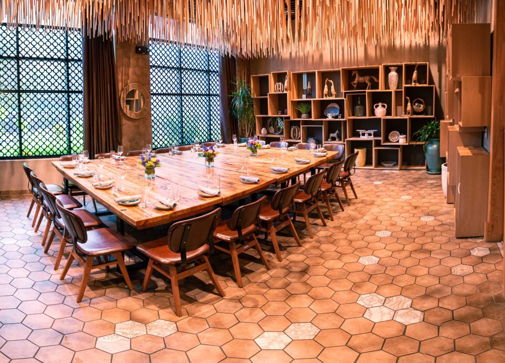 Vidrio Raleigh - Downstairs Library private event space